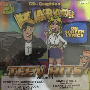 Teen Hits Vol. 1 [Audio CD+G, 047237916124] Various Artists Karaoke * BRAND NEW